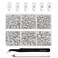Beadsland 4300pcs Flatback Rhinestones,Clear Rhinestones Nail Gems Round Crystal Rhinestones for Crafts,Mixed 6 Sizes with Picking Tweezers and Wax Pencil Kit, SS6-SS20,Crystal