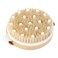 Massage Bath Brush with Rubber Head Bristle Shower Scrubber for Back Cleansing Exfoliating Bathing Accessory for Massage and Skin Care