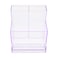 Beaupretty Nail Stand Nail Drill Bit Holder Practical Drill Bit Organizer Plastic Nail Grinding Storage Case Purplish Nail Drill Bits