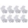 Beaupretty 8PCS Clear Empty Eyeshadow Palette Makeup Organizer Eyeshadow Storage Box Case Lipstick Pigment Palette Tray