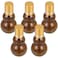 5pcs Roll on Bottles Essential Oil Roller Bottles Empty Refillable Glass Roller Ball Containers with Caps for Travel Perfume 30ml
