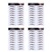 Beaupretty 4pcs Eyebrow Tattoos Waterproof, Hair-like Authentic Eyebrows Eyebrow Stickers Eyebrow Transfers Stickers for Women Men (Brown)