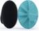 Silicone Body Scrubber 2 Pack Shower Bath Wash Brush Gentle Exfoliating Scrub Cleansing Loofah for Women Men Baby Sensitive Skin, Easy to Clean, Lather Nicely, More Hygienic, Black+Cyan