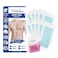 Beauty7 Men Wax Strips for Body, Ready to Use Waxing Strips, Facial Hair Removal Wax, Legs Arms Chest Waxing, At Home Waxing Kit, 20 Waxing Strips 4 Calming Oil Wipes