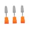 Beavorty 3pcs Nail Drill Bits Manicure Nail File Bit Manicure Drill Bits Nail Tools for Nail Art Nail Drill Bits Set Removal Tool Grinding Head