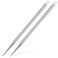 Beavorty 2pcs Stainless Steel Cuticle Pusher Nail Cleaner Remover Cutter Manicure Pedicure Tool for Fingernails Toenails