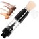 Beavorty Refillable Powder Brush Makeup Brush with Powder Spray Bottle Applicator Tool for Loose Powder Blush Talcum Highlight Powder Cosmetics
