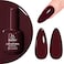 beetles Burgundy Red Gel Polish- 1Pcs 15ml Maroon Red Brown Gel Nail Polish Dark Red Gel Polish Nail Polish Salon DIY UV Lamp Soak Off at Home Nails
