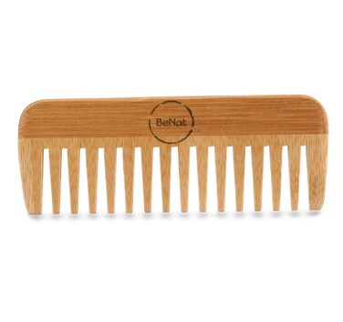 All Natural Bamboo Wooden Hair Comb for Women and Men - Eco Friendly Hair Accessories Ideal For Detangling Curly Hair and Beard Comb For Men