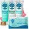 Bergman Kelly Hotel Toiletries Bundle (Nature Fresh, 1 oz each, 100 Pieces) 4-Piece Set: 25 Rectangular Bar Soap, 25 Shampoo, 25 Conditioner &amp; 25 Body Lotion - Bulk Mini Guest Amenities
