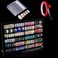 1PCS Transparent Acrylic Nail Art Display Holder, BetterJonny 50PCS Nail Stand with 3M Double Sided Tape for Professional Salon False Nail Sample Display