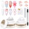 18g Solid Builder Gel for Nails 15g 3D Nail Sculpting Gel for Nail Art, Clear Non-Stick Hand, Hard Gel For Nail Modeling, Sculpture, Nail Extension UV/Led Manicure DIY At Home