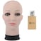 BHD BEAUTY Bald Mannequin Head Beige Female Professional Cosmetology for Wig Making, Display wigs, eyeglasses, hairs with T pins 22
