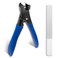 Toenail Clippers for Adult Thick Nails,Oversized 0.5 Inch Wide Sharp Jaws Heavy Duty Nail Clippers for Hard and Ingrown Nails,Anti-Slip Long Handle Nail Clippers for Men and Elderly (A-Blue)