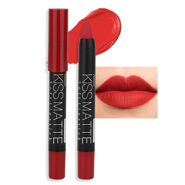 BINGBRUSH Smooth Longwear Lipstick Pack Set, Matte Color Stick Ultimate Lip Crayon for Makeup Collection - Waterproof Velvet Lipgloss Lip Stain (10#)