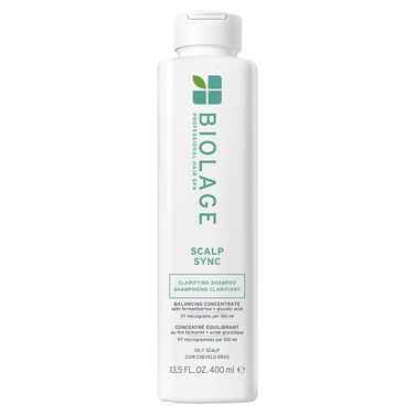 Biolage Scalp Sync Clarifying Shampoo - Residue &amp; Buildup Remover, For Oily Scalp, With Fermented Tea &amp; Glycolic Acid, Vegan &amp; Paraben-Free, Packaging May Vary