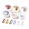 Chrome Nail Powder BISHENGYF: Super Metallic Effect Chrome Powder For Nails Gold Silver Red Laser White Pearl Nail Chrome Powder for Nails Art Decoration