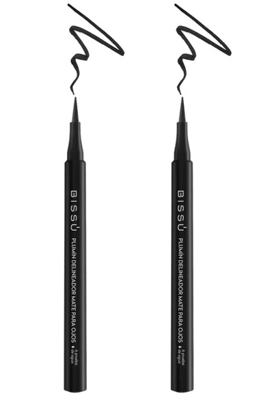 Biss&uacute; Waterproof Liquid Matte Eyeliner - 1ml each (2Pack Black)