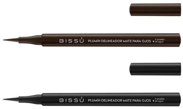Biss&uacute; Waterproof Liquid Matte Eyeliner - 1ml each (2Pack Black &amp; Brown)