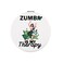 BLEOUK Zummba is My Therapy Zummba Lover Mirror Zummba Instructor Gift Zummba Fitness Coach Pocket Makeup Travel Mirror (Zumba Therapy Mirror)