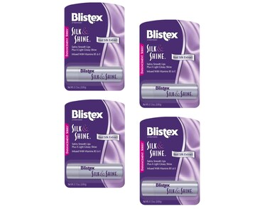 Blistex Silk &amp; Shine Lip Moisturizer 0.13 oz Pack of 4