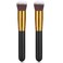 Blulu 2 Pack Self Tanner Brush Kabuki Tanning Brush for Applying Foundation, Easy to Use and Blend Areas for Men Women(Round Head)
