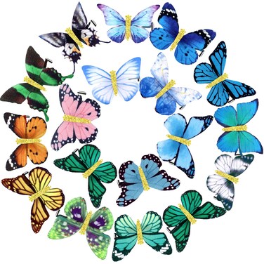 Boao 18 Pieces Glitter Butterfly Hair Clips for Girls Teens Women Hair Accessories (Charming Styles)