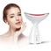 Face Massager for Skin Care Face Neck Beauty Device Neck Lifting Facial Massager Skin Tighten (White)