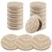 Bokon 50 Pcs Face Exfoliating Loofah Pad Scrubber 2.36 Inches Round Natural Loofah Sponge Loofah Body Scrubber Remove Dead Skin Facial Loofah Pad Bulk for Bath Shower Spa Skin Scrub Cleaning Women Men