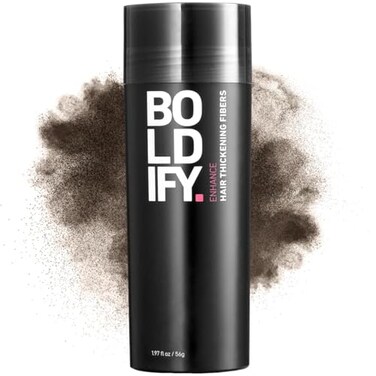 BOLDIFY Hair Fibers (56g) - Fill In Thinning and Fine Hair for an Instantly Fuller, Thicker Look - 14 Shades for Women &amp; Men - Ash Brown