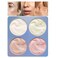 Boobeen Highlighter Palette - Powder Shimmer Highlighter Makeup Facial Illuminator Bronzer Palette - Waterproof Long Lasting