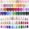 BORN PRETTY Acrylic Powder Set 36 Colors Acrylic Nail Powder Nude Pink Blue Yellow Purple Red Glitter Professional Polymer 3D Acrylic Nail Art Kit for French Nail Extension All Seasons Nail Carving