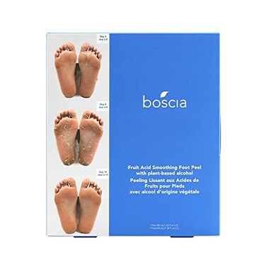 boscia Fruit Acid Foot Peel Mask for Baby Soft Skin. Peeling off Dead Skin &amp; Calluses. Vegan Skincare Exfoliator for Cracked Heels &amp; Sensitive Skin