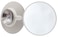Suction Cup Mounted Detachable Mirror 5x Magnification White
