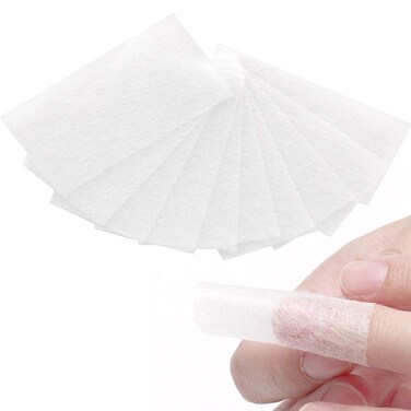 Nail Extension Fiberglass, 10 Pcs Nail Quick Extending Shaping Glass Fiber Manicure Tool Nail Care Fiberglass Silk Nails Wrap Stickers Non-Woven French Nail Warp