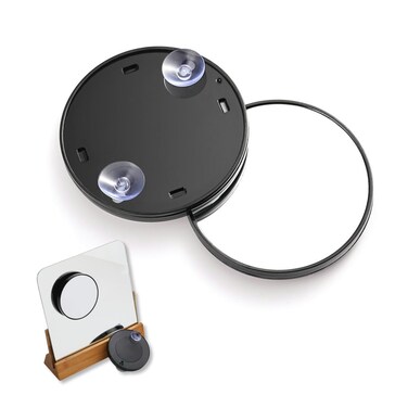 Brrnoo 15X Magnifying Mirror Suction Cups, Used for Makeup Eyebrows Tweezing, Blackhead Blemish Removal, Magnification Round Magnified Mirror,Makeup Application