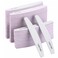 BTYMS 100 Pcs 100/180 Grit Nail Files and Buffers, Double Sided Emery Boards Nail Buffing File for Acrylic Nails