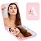 Personalized Initial Compact Mirror with Light, Preppy Gifts LED Pocket Mirrors,1X/3X Magnifying Travel Mirror, Mini Folding Small Mirror for Purse, Portable Makeup Mirrors for Girls/ Mom/Mother/Teen