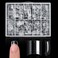 Buqikma 500PCS Short Nail Tips for Acrylic Nails - Clear False Short Artificial Tips for Manicure with Box（Pink Box with Tips）