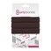 Large Hair Ties for Thick, Heavy or Curly Hair - Non-Slip, Non-Damage, Seamless Women's Ponytail Scrunchies - Brown, 3 Pcs