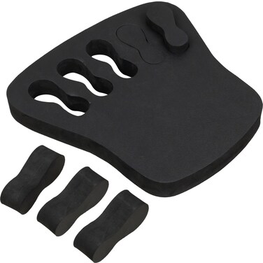 ButterFox Nail Polish Organizer Holder, Nail Art Manicure Hand Stand Rest Work Station (Black)