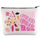 BWWKTOP Elle Woods Cosmetic Makeup Bag Musical Theatre Gifts Omigod You Guys Makeup Zipper Bag Elle Woods Merchandise