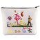 BWWKTOP Sound Of Music Cosmetic Makeup Bag Von Trapp Gift Do Re Mi Fa So La Ti Theater Zipper Pouch Bag Broadway Musical Merchandise (Do Re Mi)