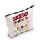 BWWKTOP K-Pop Cosmetic Makeup Bag K-Pop Band Fans Gifts Korean Boy Band Zipper Pouch For K-Pop Fans (zoo)