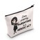 BWWKTOP Edna Fans Cosmetic Makeup Bag Movie Inspired Gifts Done Properly Parenting Is a Heroic Act Edna Zipper Pouch Bag (Done Properly)