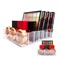 Acrylic Makeup Palette Organizer Clear Eyeshadow Palette Organizer Holder 7 Section Divided for Drawer and Bathroom