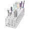 BY ALEGORY Acrylic Nail Art Tool Organizer 24 Space Deep Slot Wall Storage Vanity Cosmetic Container For All Salon Pro Nailcare Tool Kit Set