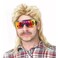 Mullet Wigs for Men 80s Costumes Fancy Party Accessory Cosplay Wig (Light Blonde)