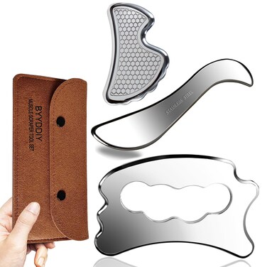 BYYDDIY Gua Sha Muscle Scraper Tool Set,Scraping Massage Tools Kit &amp; IASTM Tool for Physical Therapy,Muscle Scraper Kit for Massage Scraper Tool(NB1S)