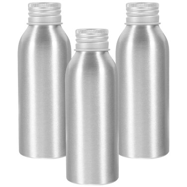 Aluminum Bottle Set - Lotion, Shampoo, Essential Oil, Travel Bottles with Screw Lids
